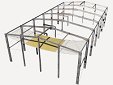 Protection contre la projection de particules incandescentes, dans les travaux de structure